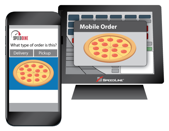 screenshot of SpeedLine Pizza POS